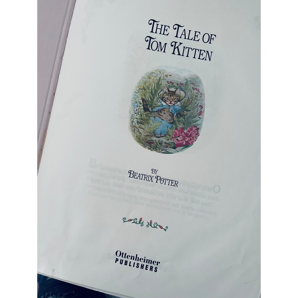 1992 The Tale of Tom Kitten by Beatrix Potter‎ Ottenheimer Publishers hardcover - Picture 3 of 7
